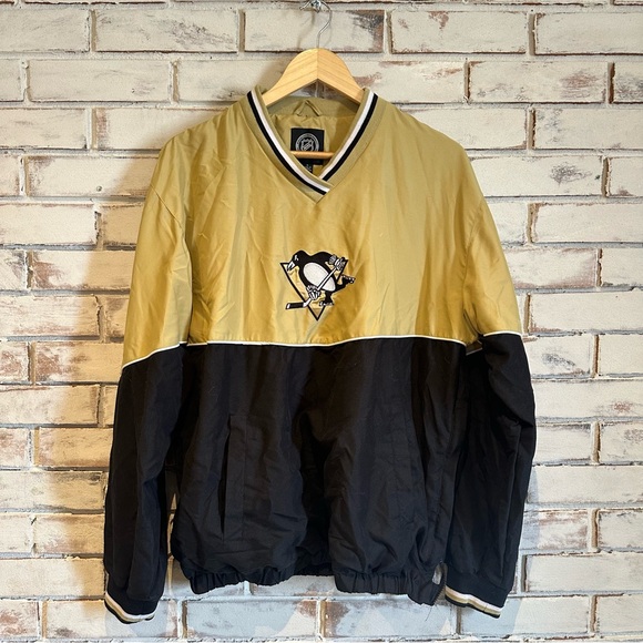 NHL Other - Vintage Pittsburgh Penguins pullover wind breaker jacket size medium
